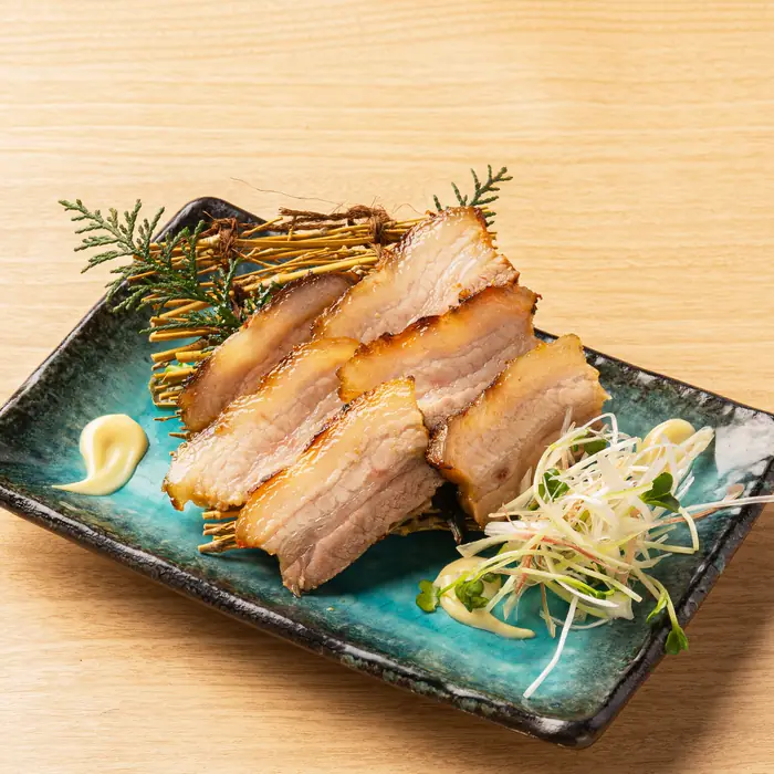 豚バラの炭火焼き
